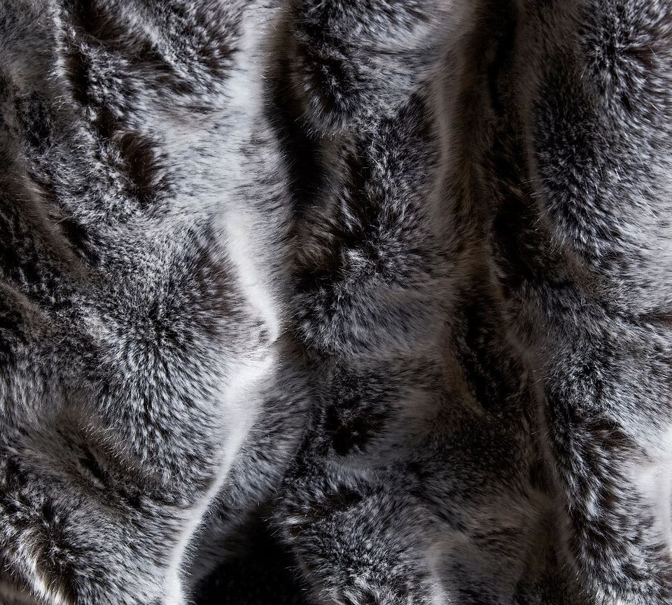 Faux Fur Ruched Throws Pottery Barn Australia